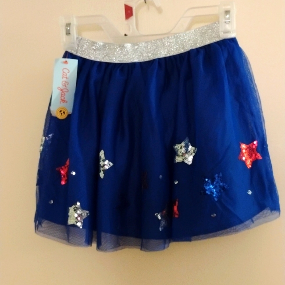 Girls blue tutu fun skirt - Picture 2 of 6